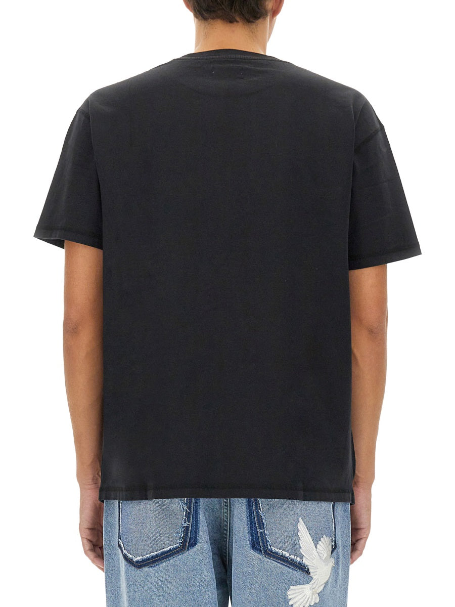 3.Paradis Coca Cola Logo Cotton T-Shirt — Black by 3.Paradis