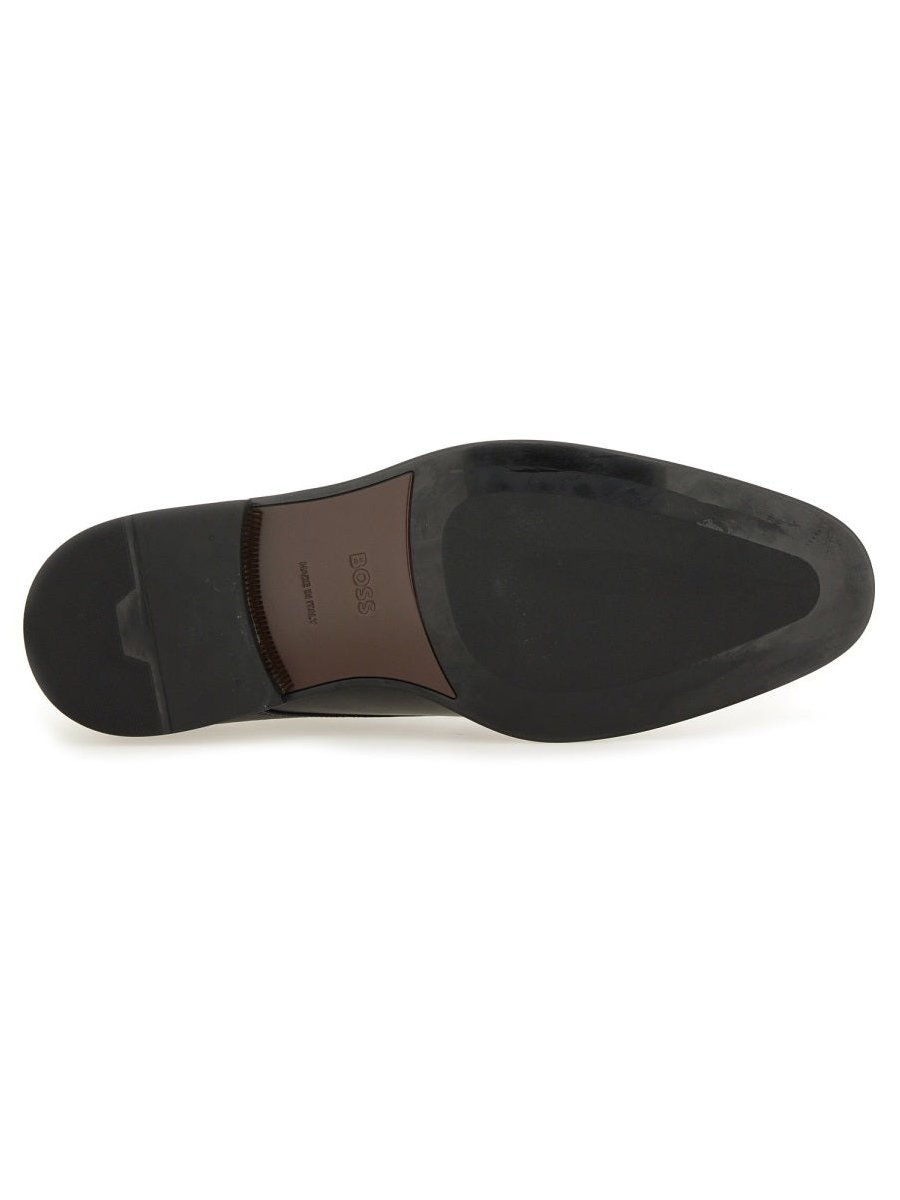 Hugo Boss Leather Derby Loafer — Black, view 5