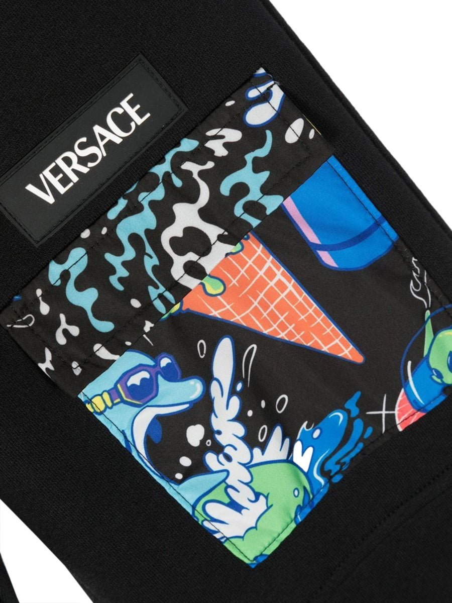 Versace Holiday Joggers — Black, view 2