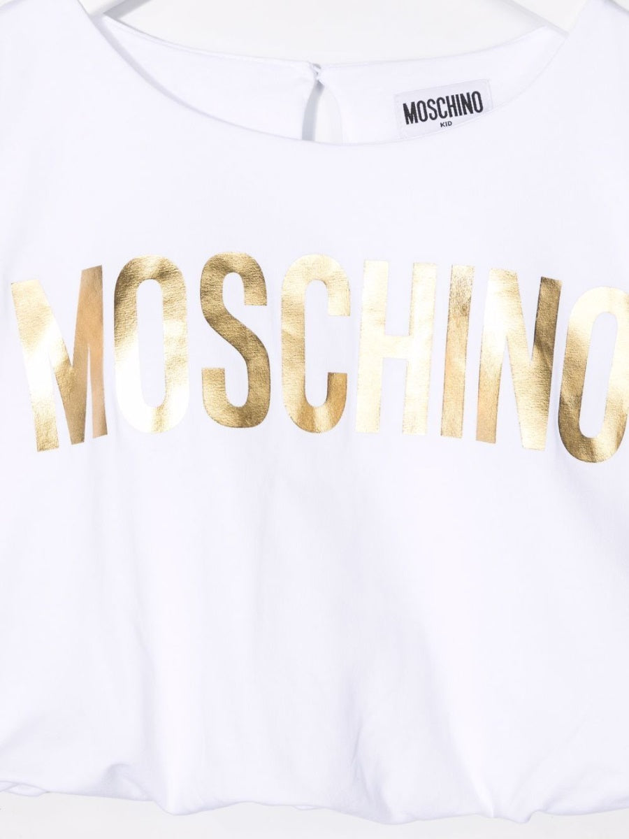 Moschino Cotton Elastane T-Shirt — White, view 3