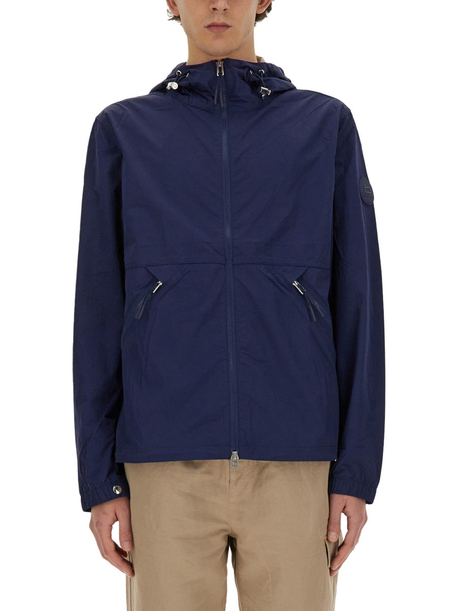 Woolrich Nylon Jacket — Blue, view 3