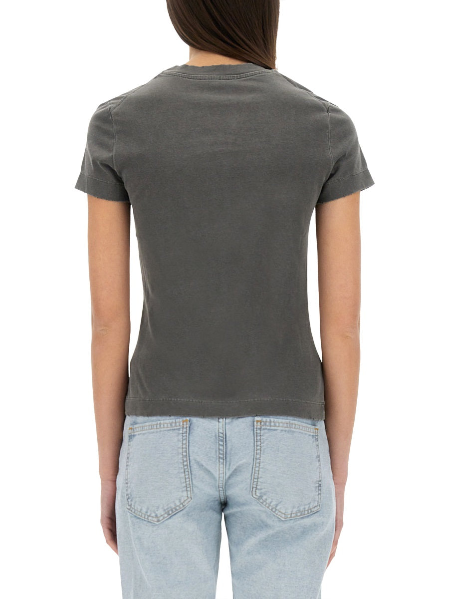 Moschino Logo-Print Cotton T-Shirt — Black by Moschino