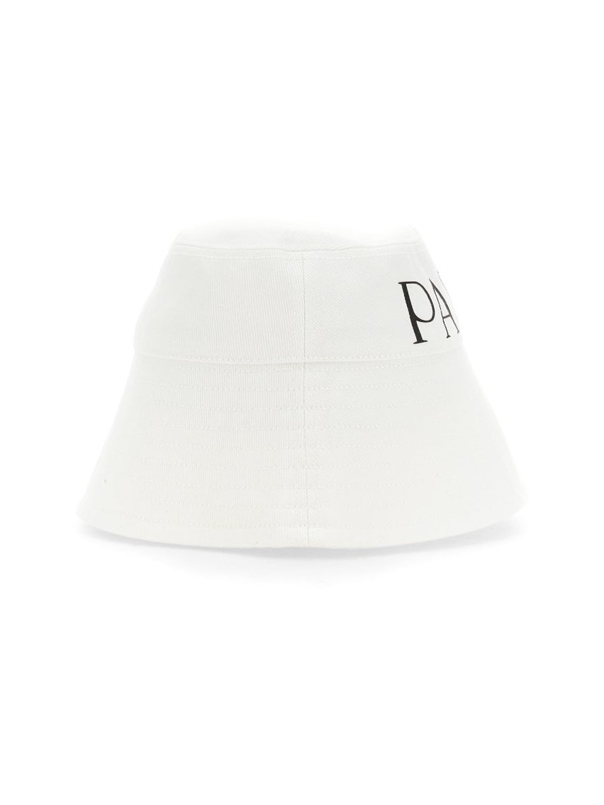 Patou AC027_0132001W Cotton Bucket Hat — White, view 3