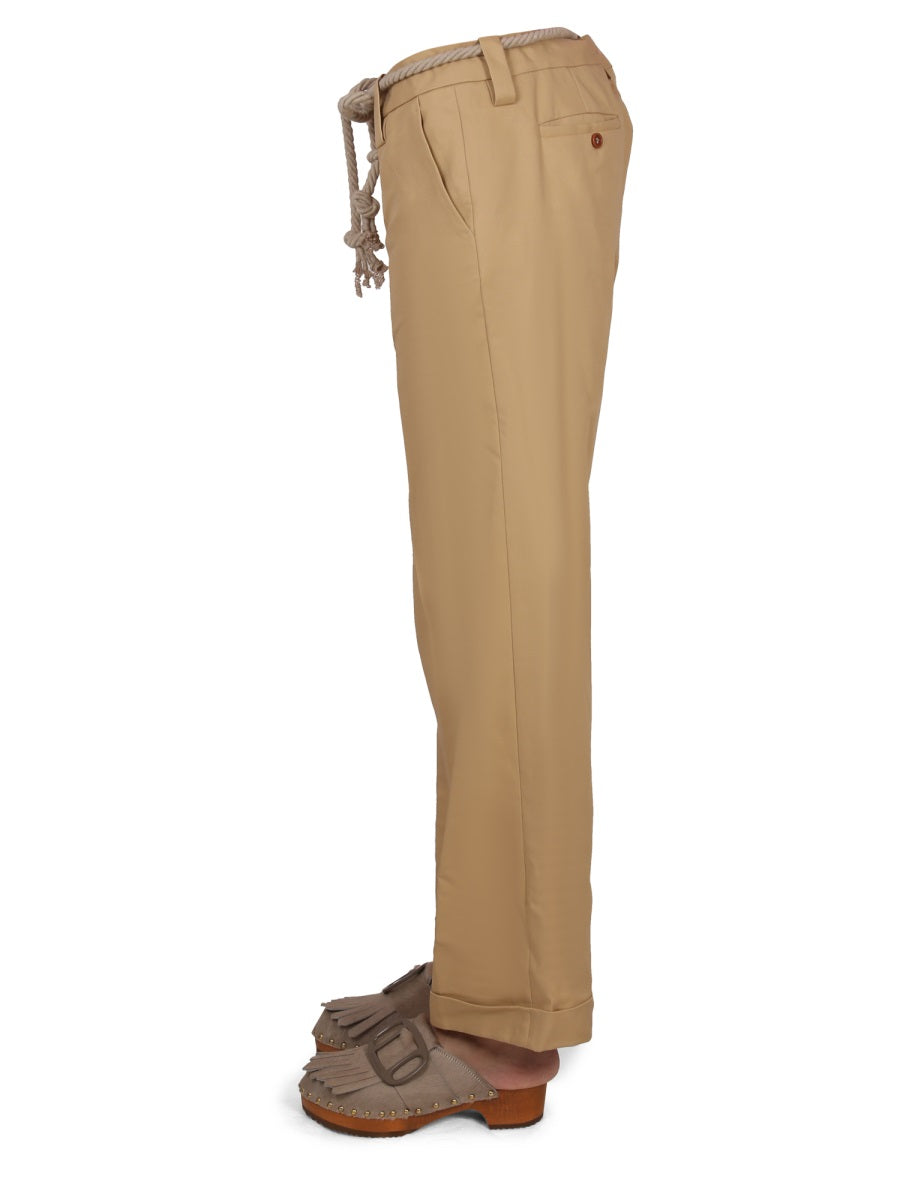 Jejia Carlo Trousers — Beige, view 2