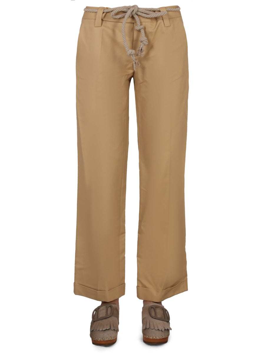 Jejia Carlo Trousers — Beige, view 4