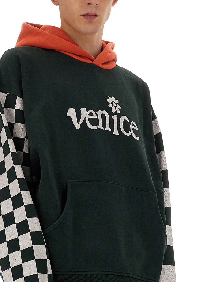 Erl Sweatshirt — Black, view 3