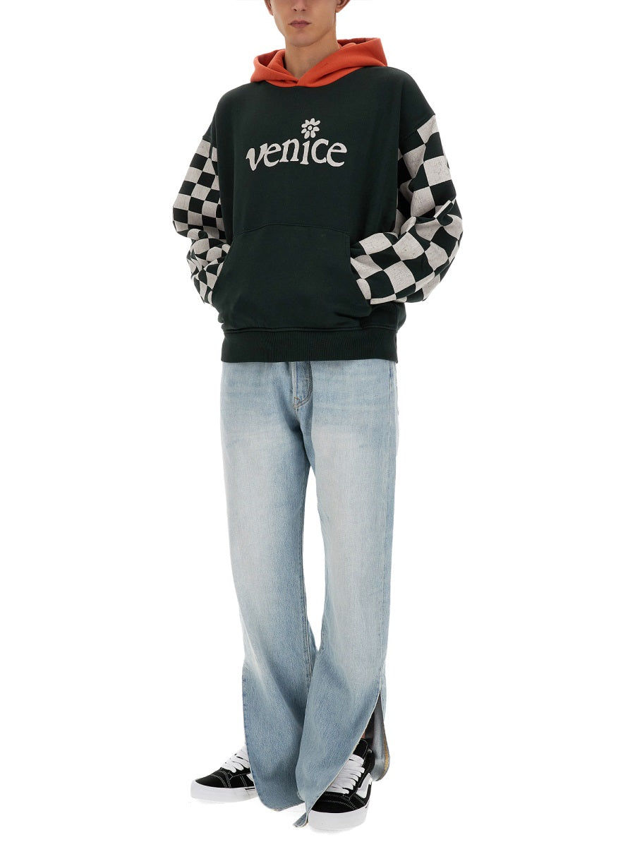 Erl Sweatshirt — Black, view 4
