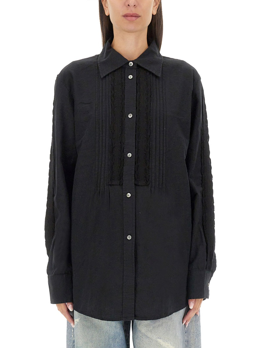 Our Legacy Shirt — Black, view 3