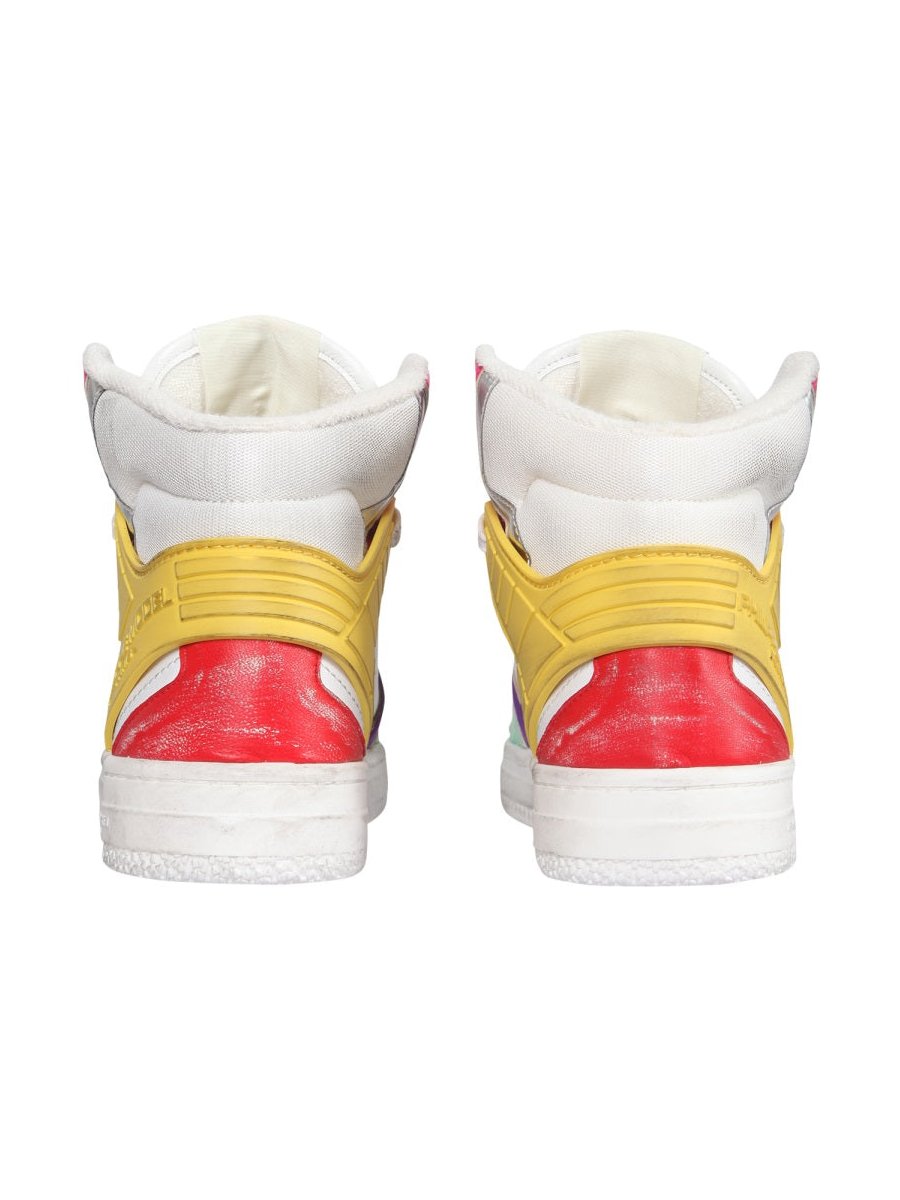 Philippe Model Paris Multicolour Leather-Nylon Sneakers — Multicolor by Philippe Model Paris