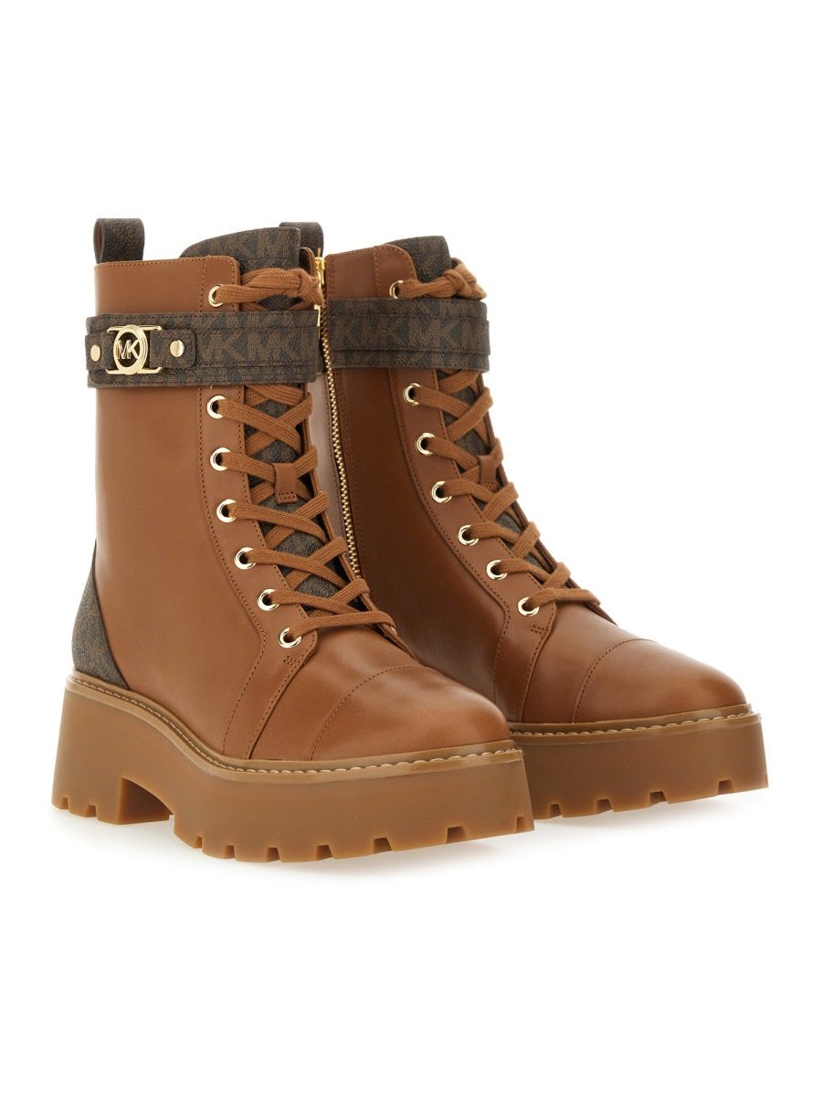 Michael Michael Kors Cow Leather Boot — Beige by Michael Michael Kors