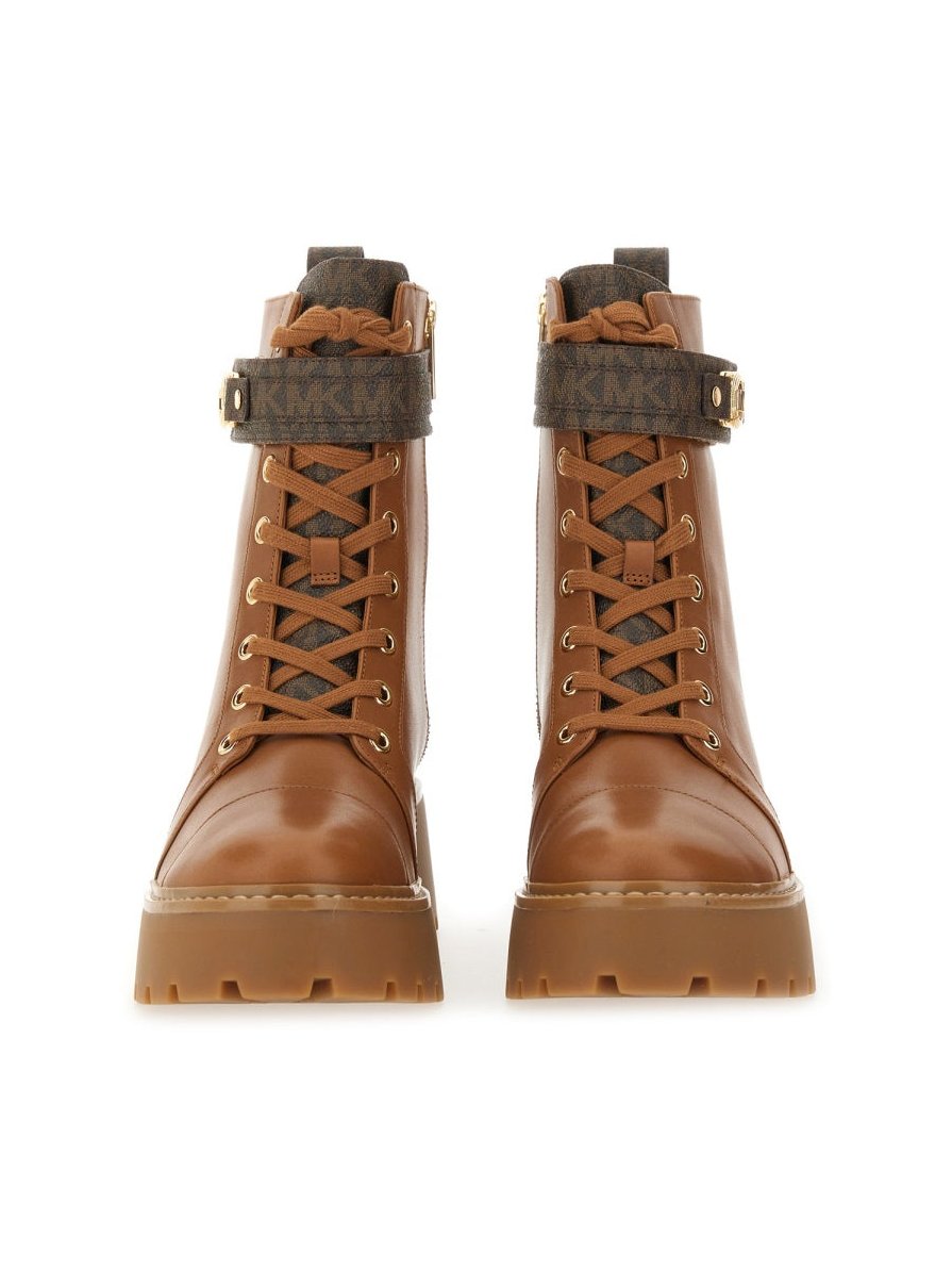 Michael Michael Kors Cow Leather Boot — Beige, view 3