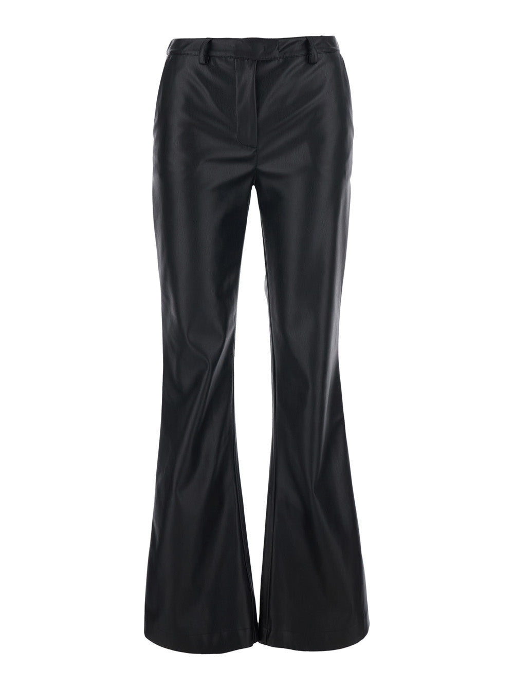 Leplain Eco-Leather Trousers — Black by Leplain