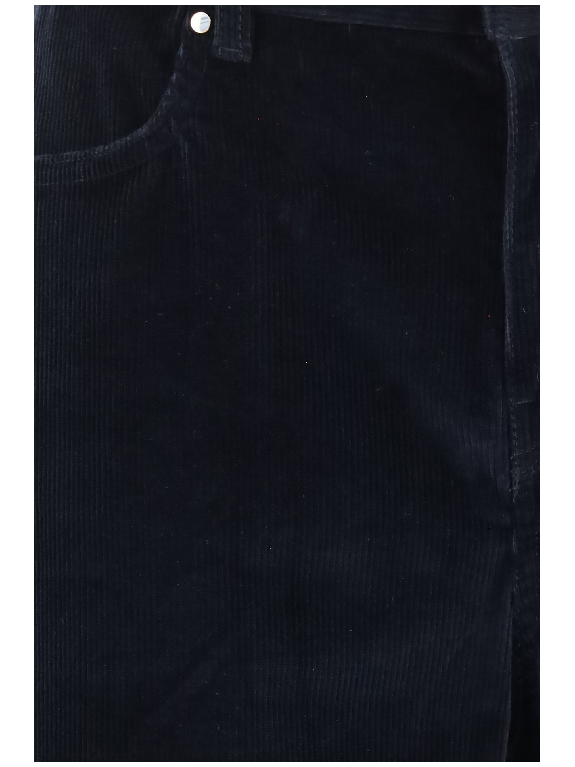 Max Mara Corduroy Velvet Trousers — Blue by Max Mara