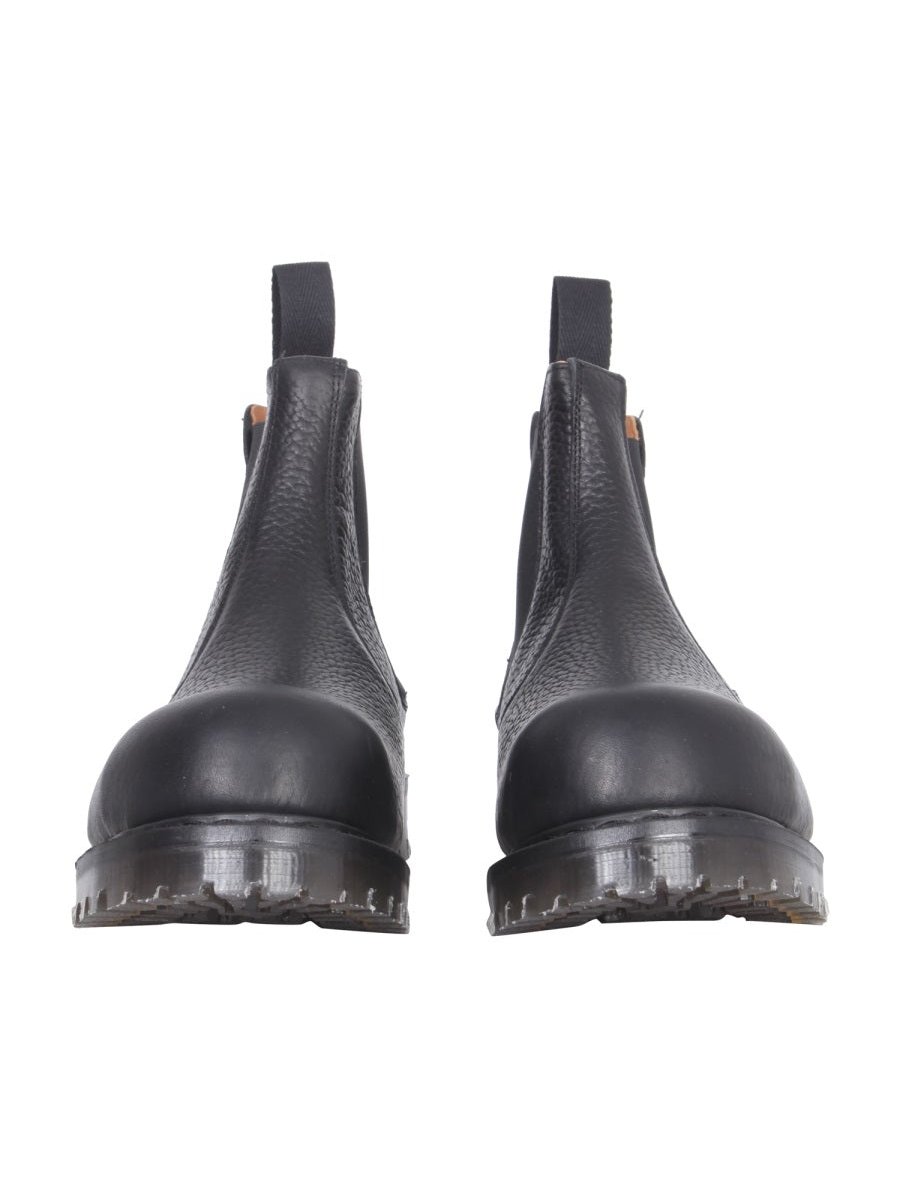 Ymc Leather Boots — Black by Ymc