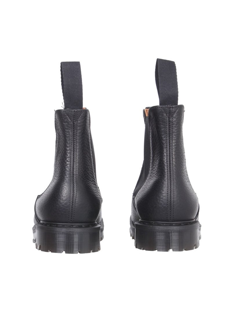 Ymc Leather Boots — Black, view 2