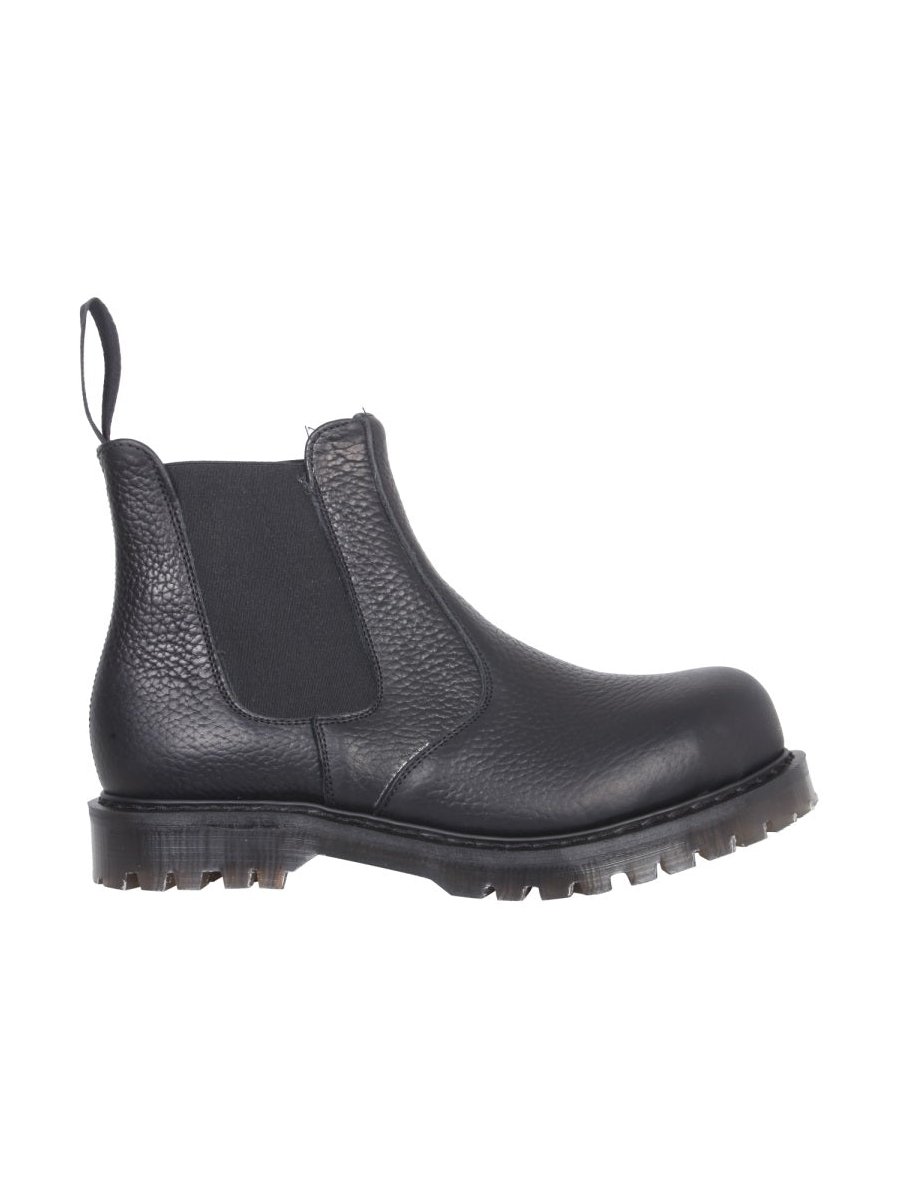 Ymc Leather Boots — Black, view 3