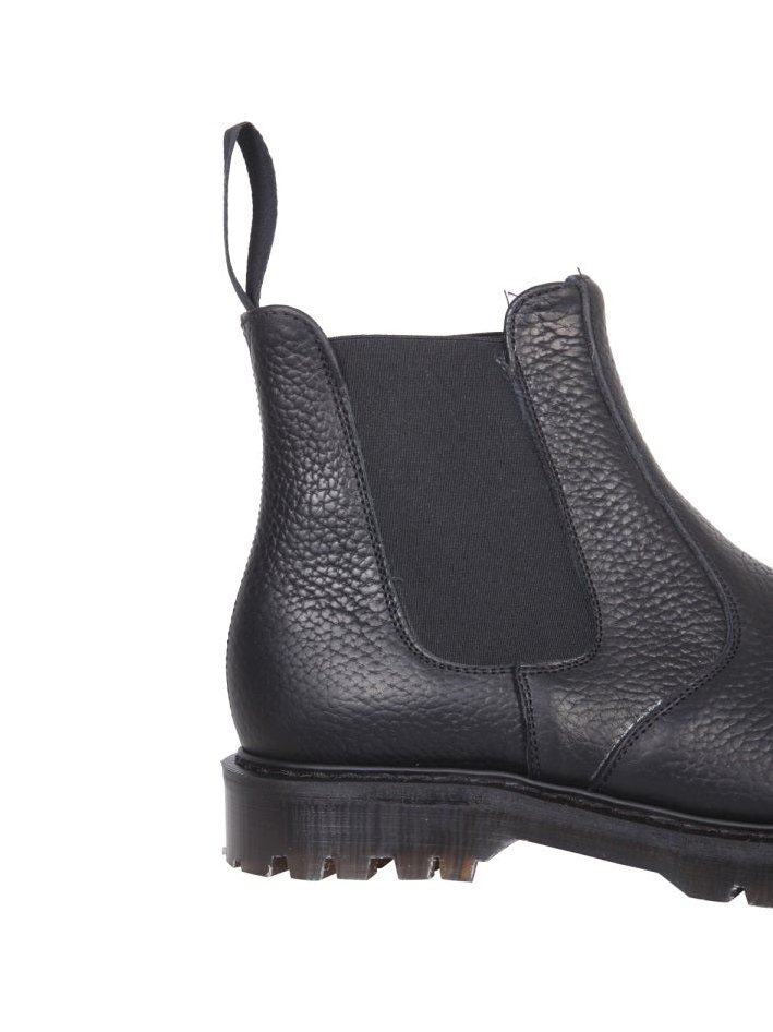 Ymc Leather Boots — Black, view 4