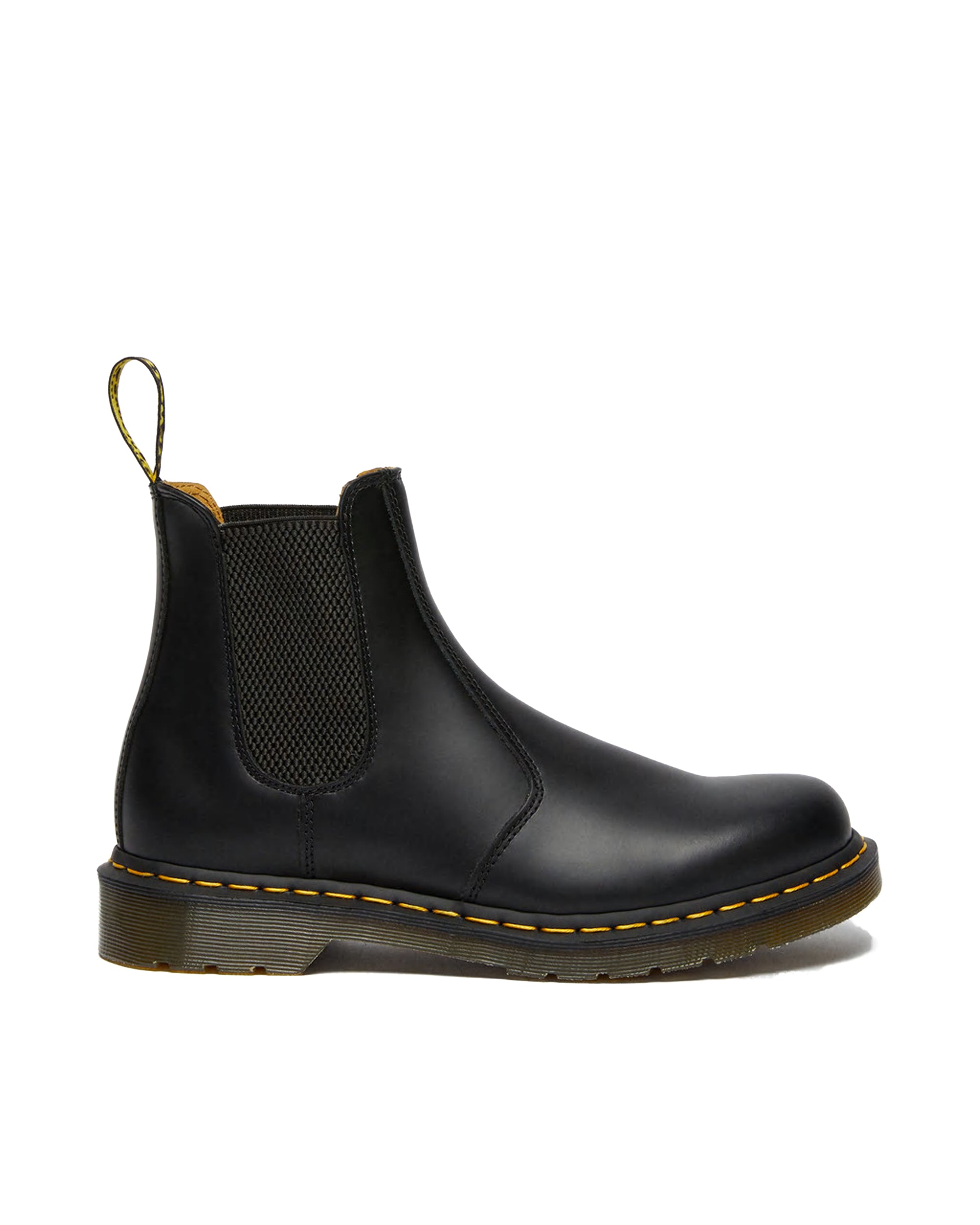 Dr. Martens Signature Yellow Welt Stitching Chelsea Boot — Black by Dr Martens