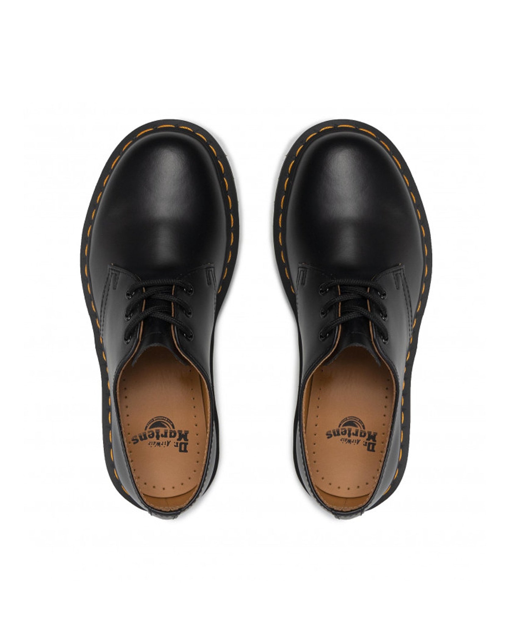 Dr. Martens Leather Lace-Up Oxford — Black, view 3