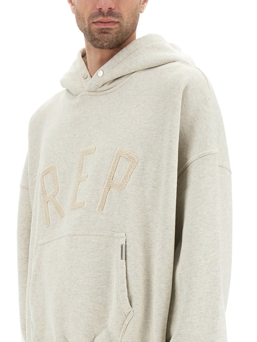 Represent 100% Cotton Hoodie — White, view 2
