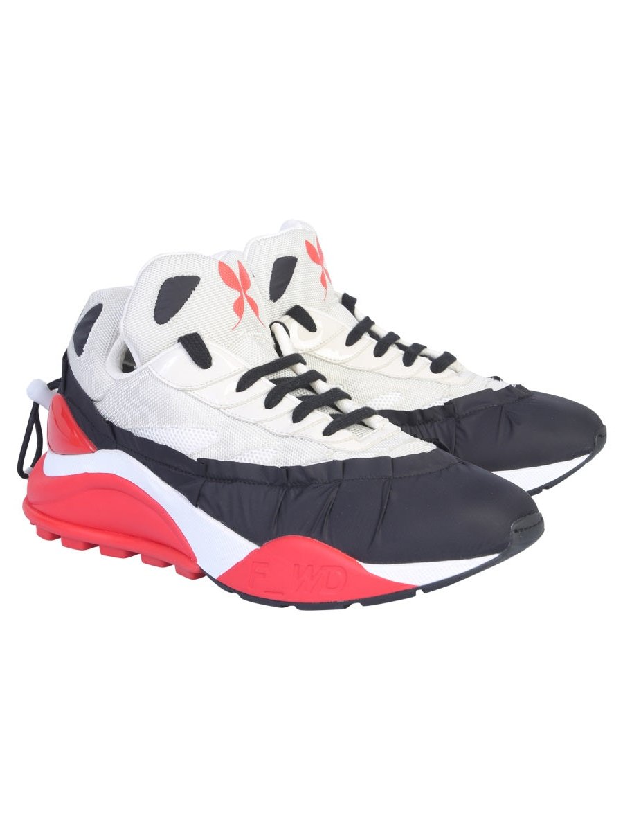 Forward Nylon and Mesh Sneakers — Multicolor by Forward
