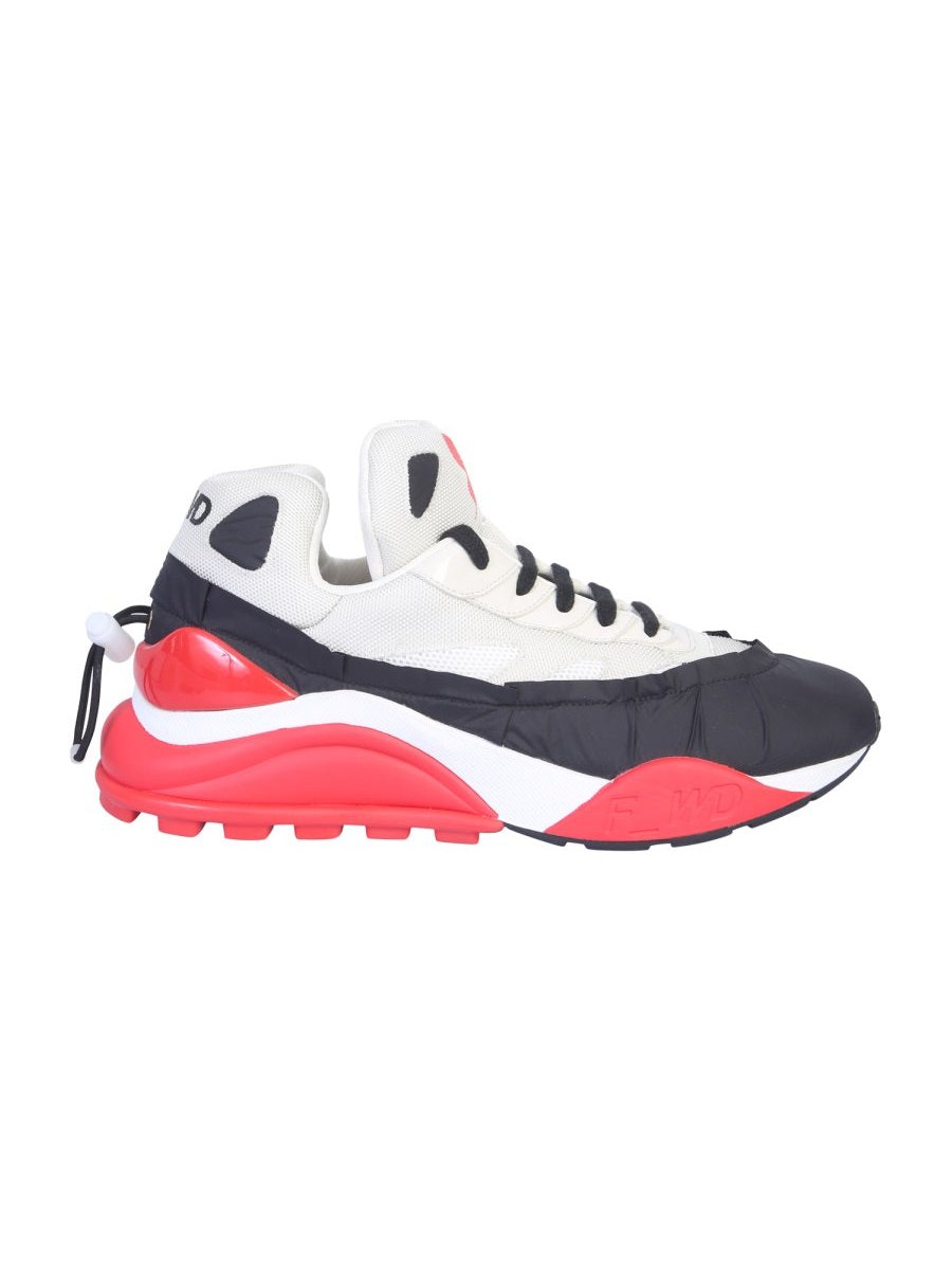 Forward Nylon and Mesh Sneakers — Multicolor, view 3