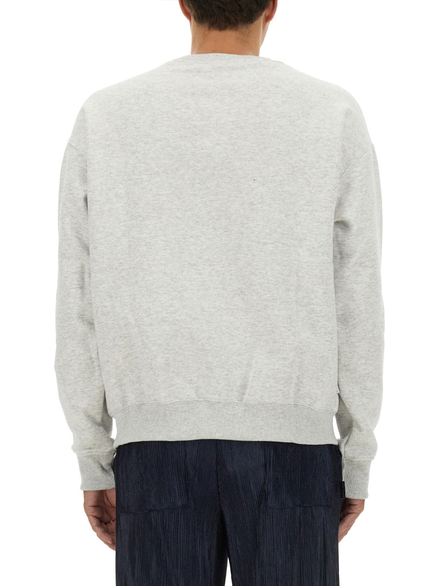 Family First Logo-Embroidered Cotton Sweatshirt — Gray by Family First