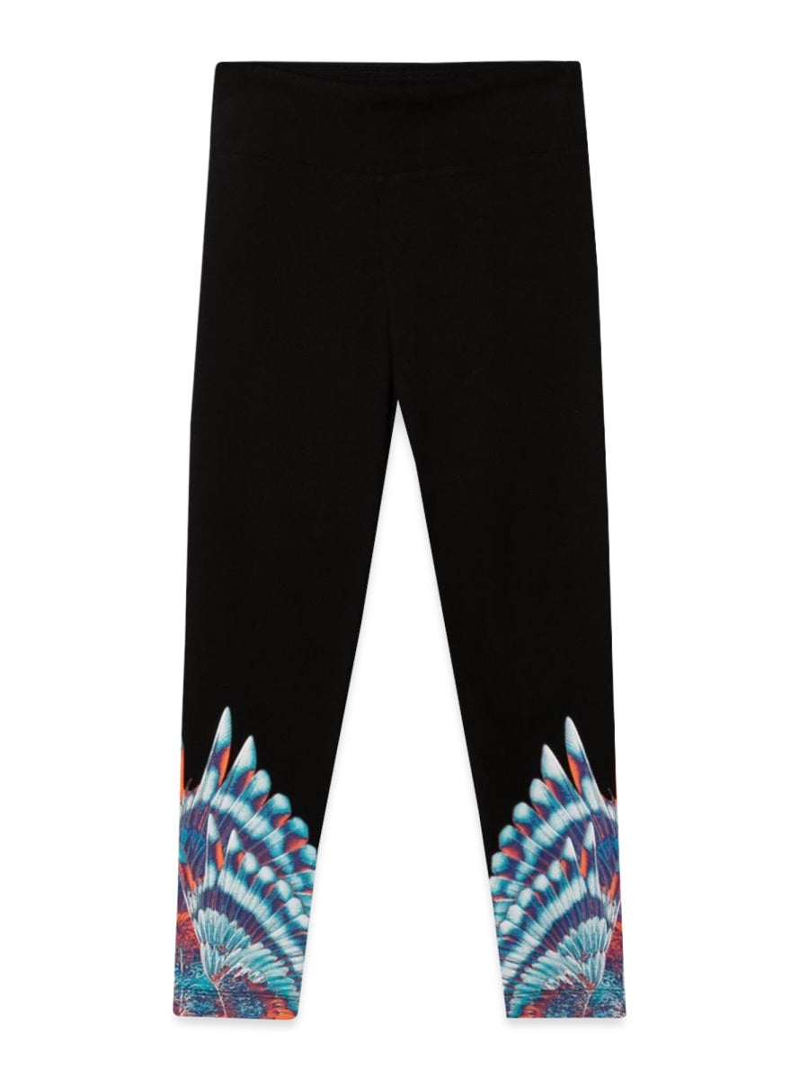 Marcelo Burlon County Of Milan Blue Birds Wings Leggings — Black by Marcelo Burlon County Of Milan