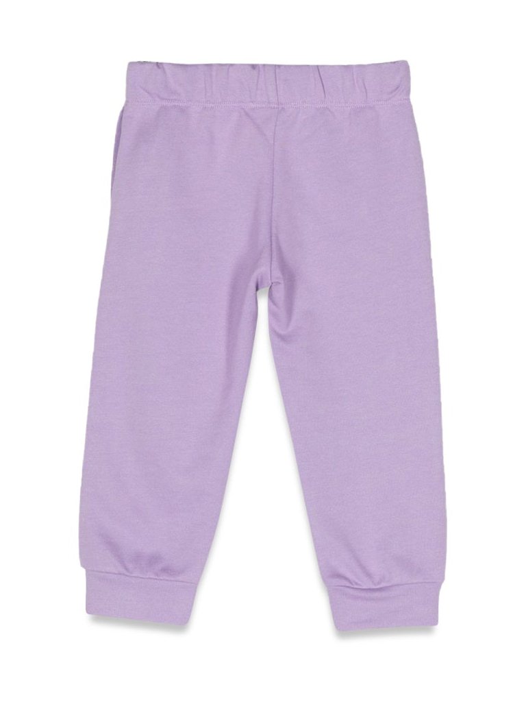 Versace Logo Cotton Joggers — Purple, view 3