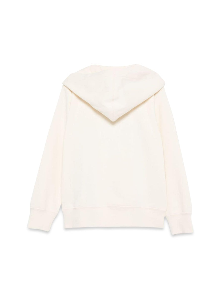 Golden Goose Cotton-Blend Hoodie — White, view 3