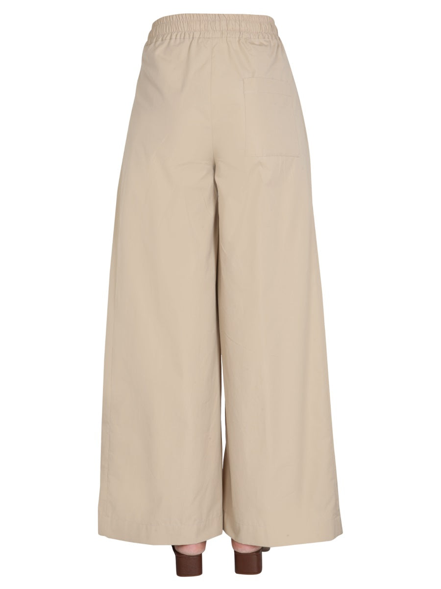 Aspesi Poplin Cotton Trousers — Beige, view 4