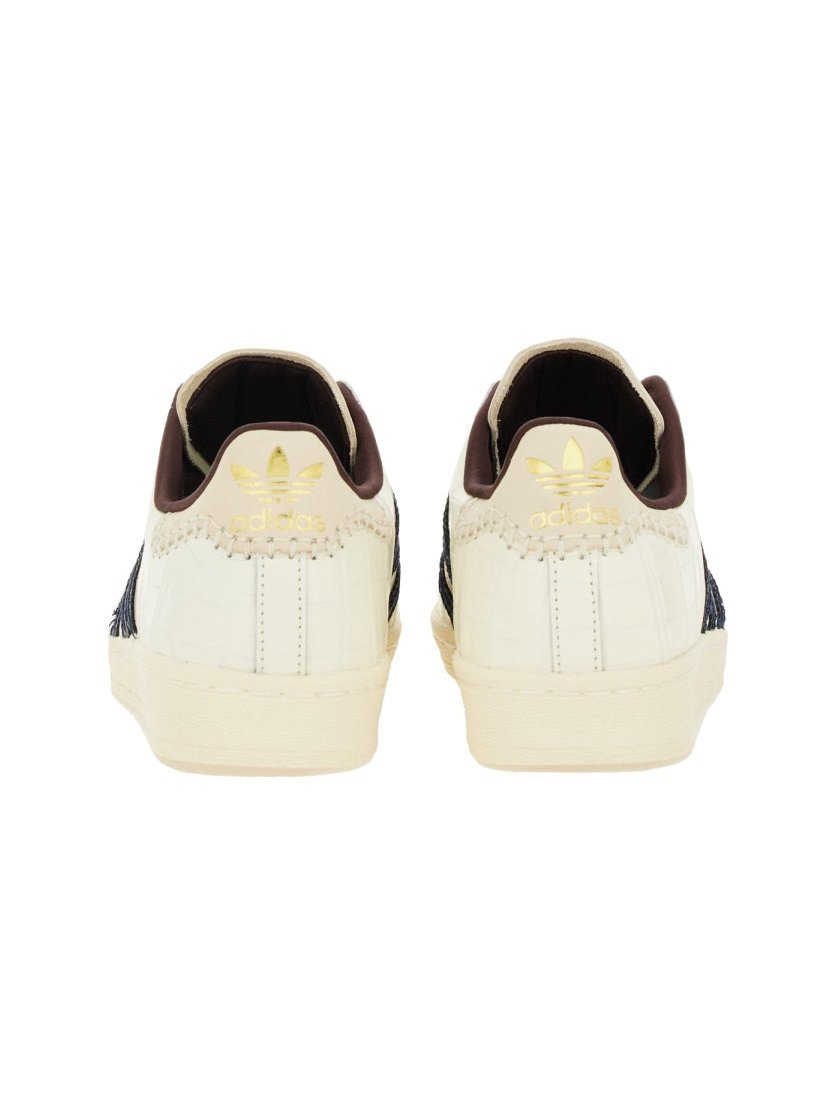 Adidas Superstar Sneaker — White, view 4