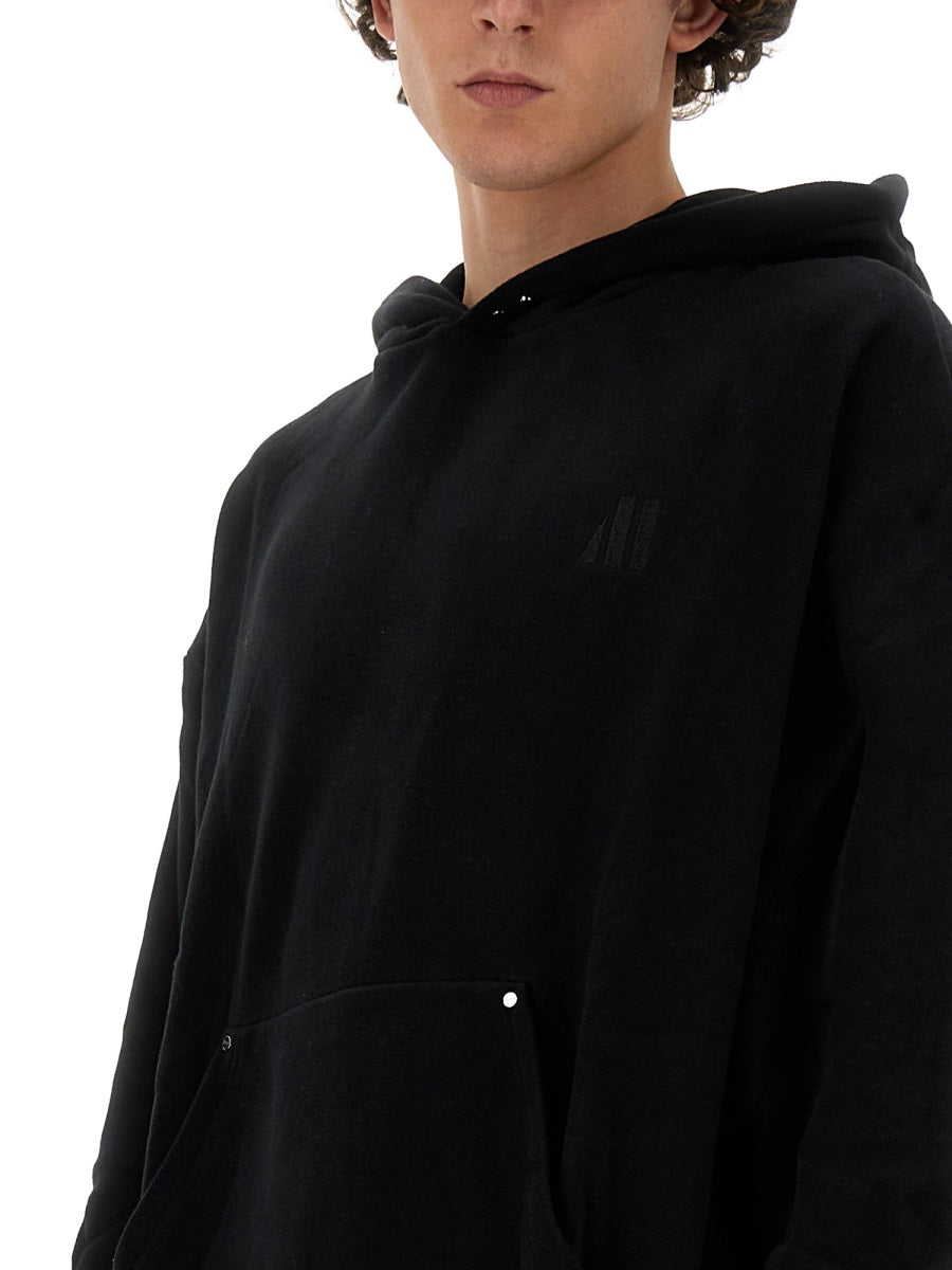 Mouty Texas Sweatshirt — Black, view 3