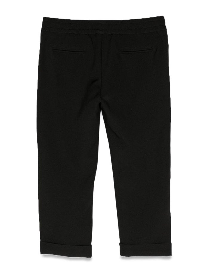 MSGM Stretch Polyester Trousers — Black, view 2
