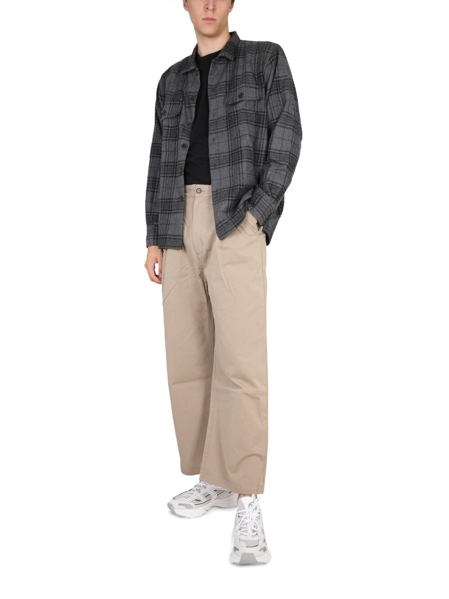 Universal Works Recycled Wool Shirt — Gray by Universal Works