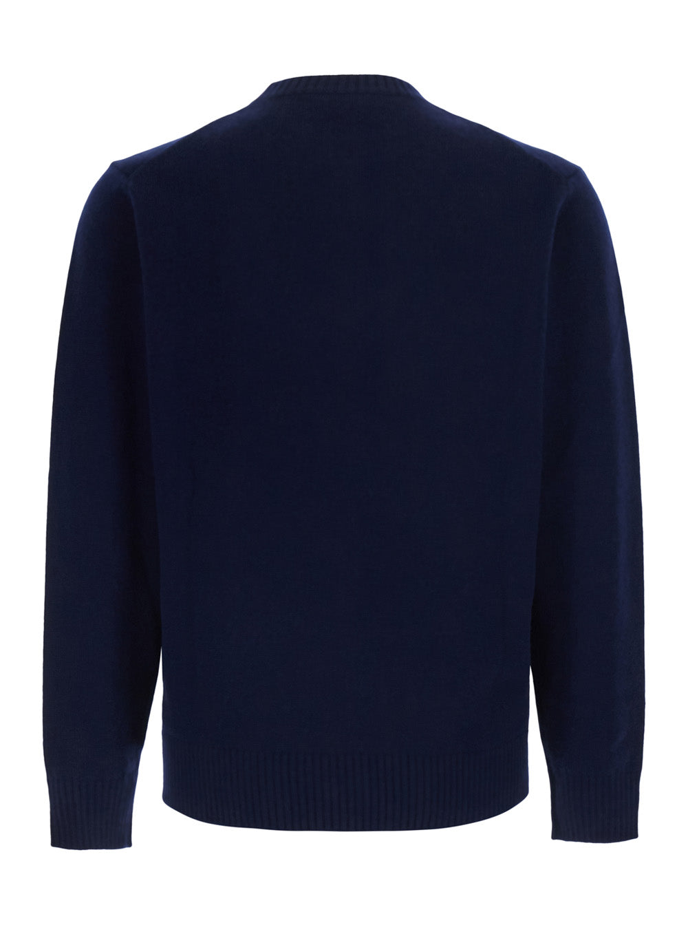 Kangra Wool-Cashmere Blend Sweater — Navy, view 2