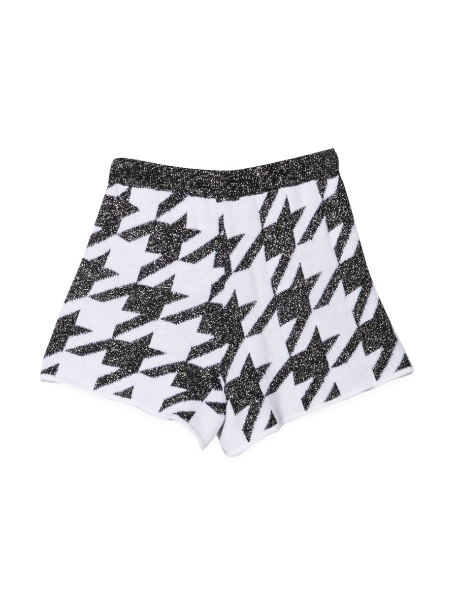 Simonetta Acetate Blend Bermudas — Black, view 3