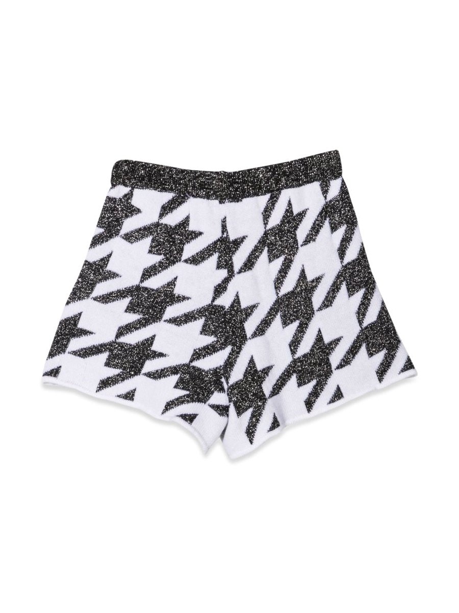 Simonetta Acetate Blend Bermudas — Black, view 6