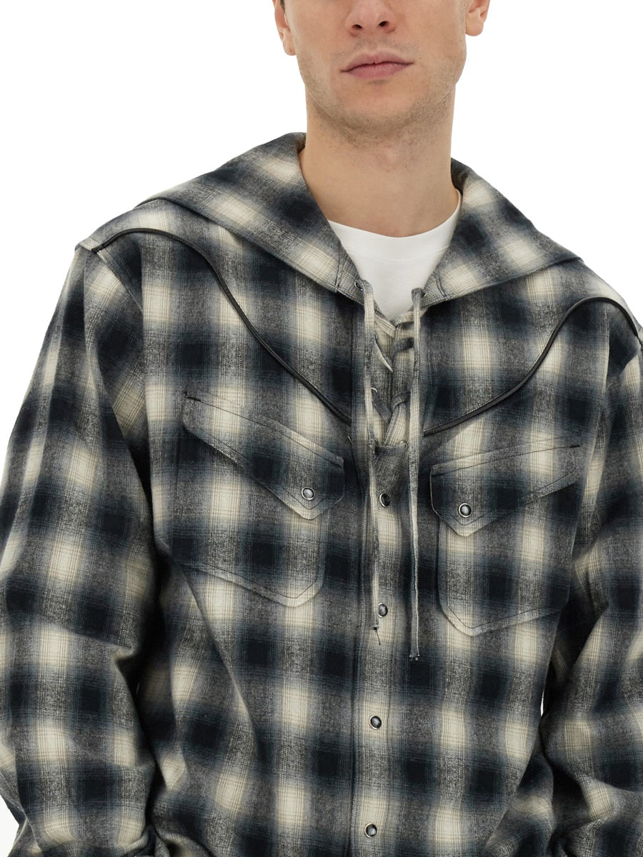 Aie Cotton Shirt — Multicolor, view 3