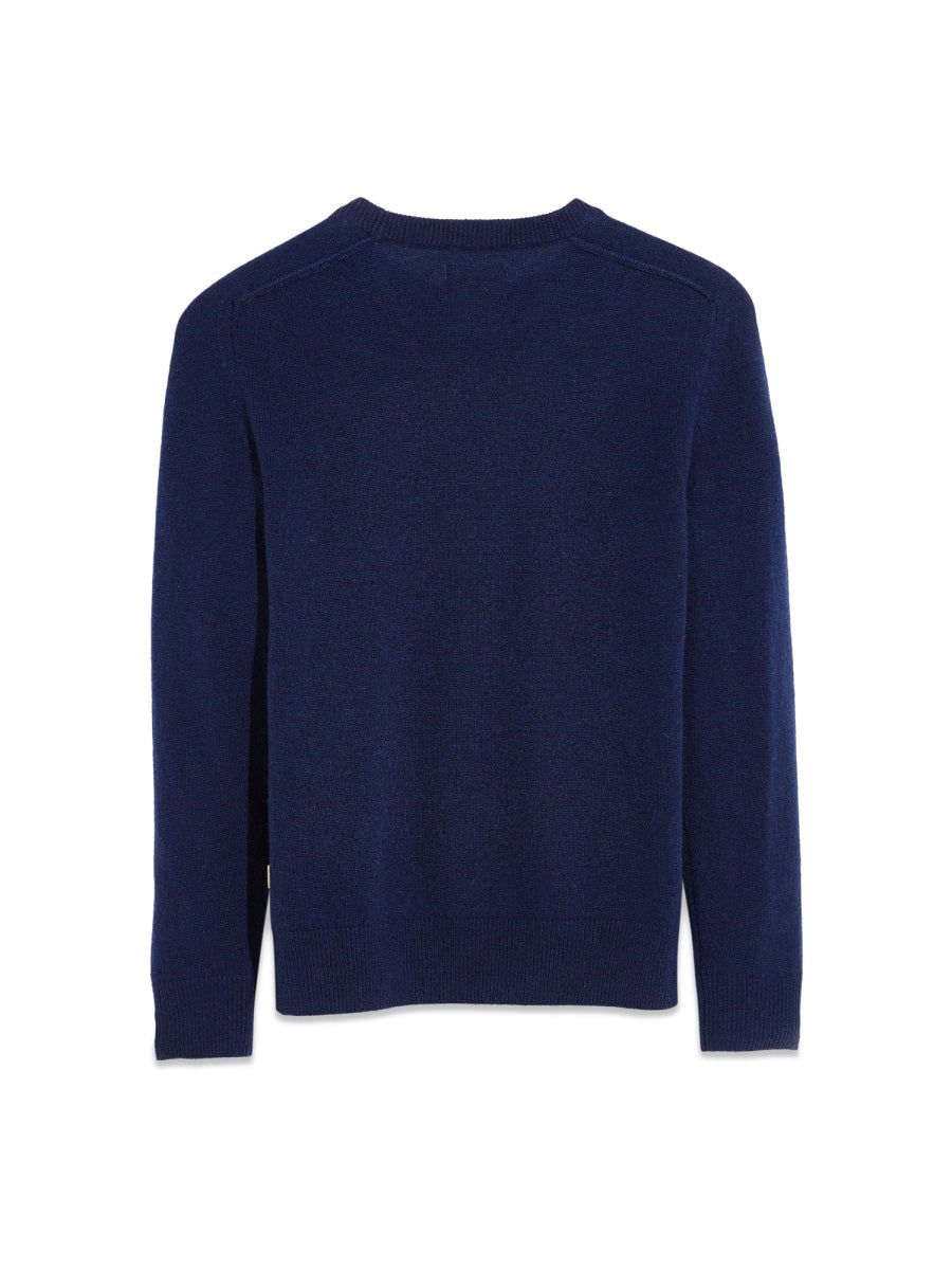 Bellerose Recycled Cashmere Blend Sweater — Blue, view 2