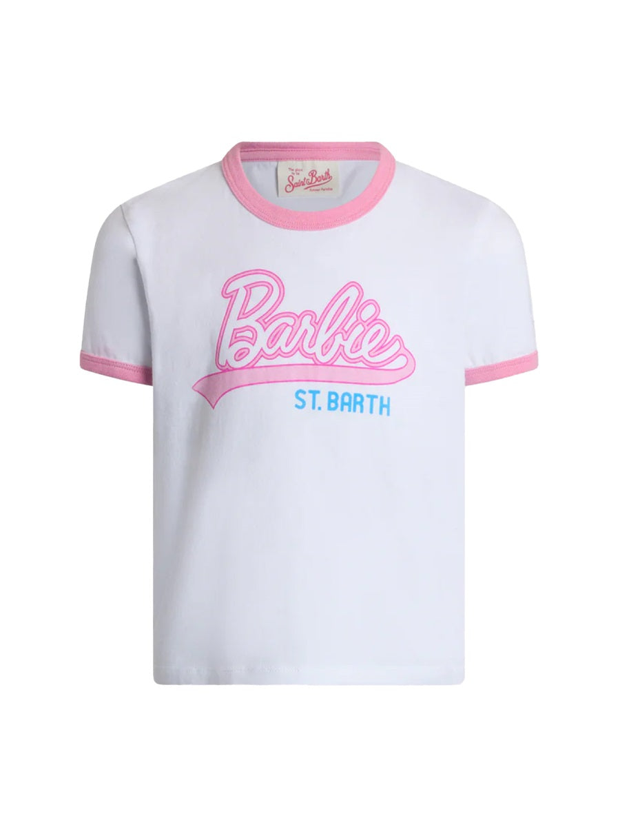Mc2 Saint Barth Barbie Graphic Cotton T-Shirt — Multicolor by MC2 Saint Barth
