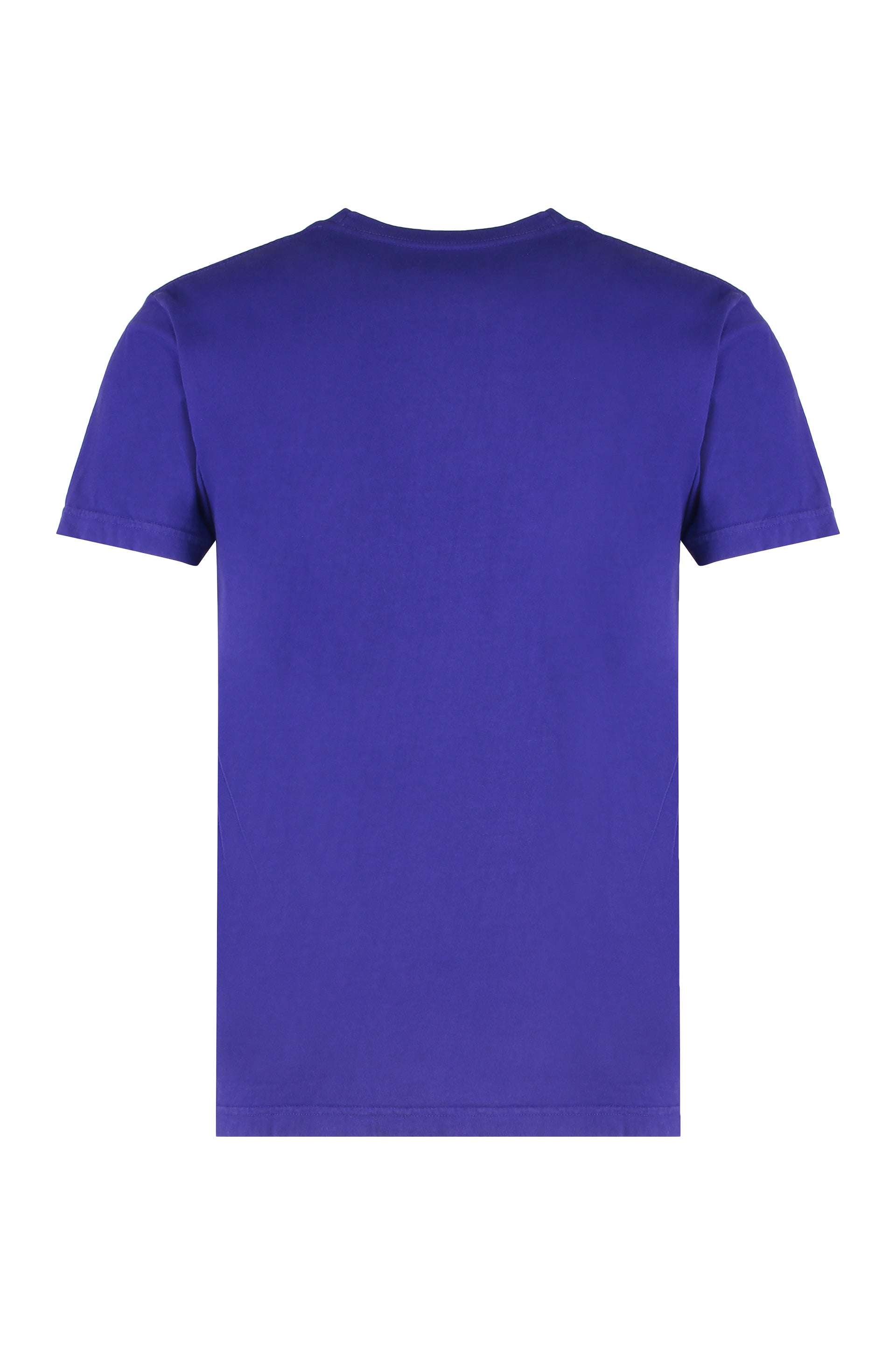 Local Authority Cotton Crew-Neck T-Shirt — Purple, view 2