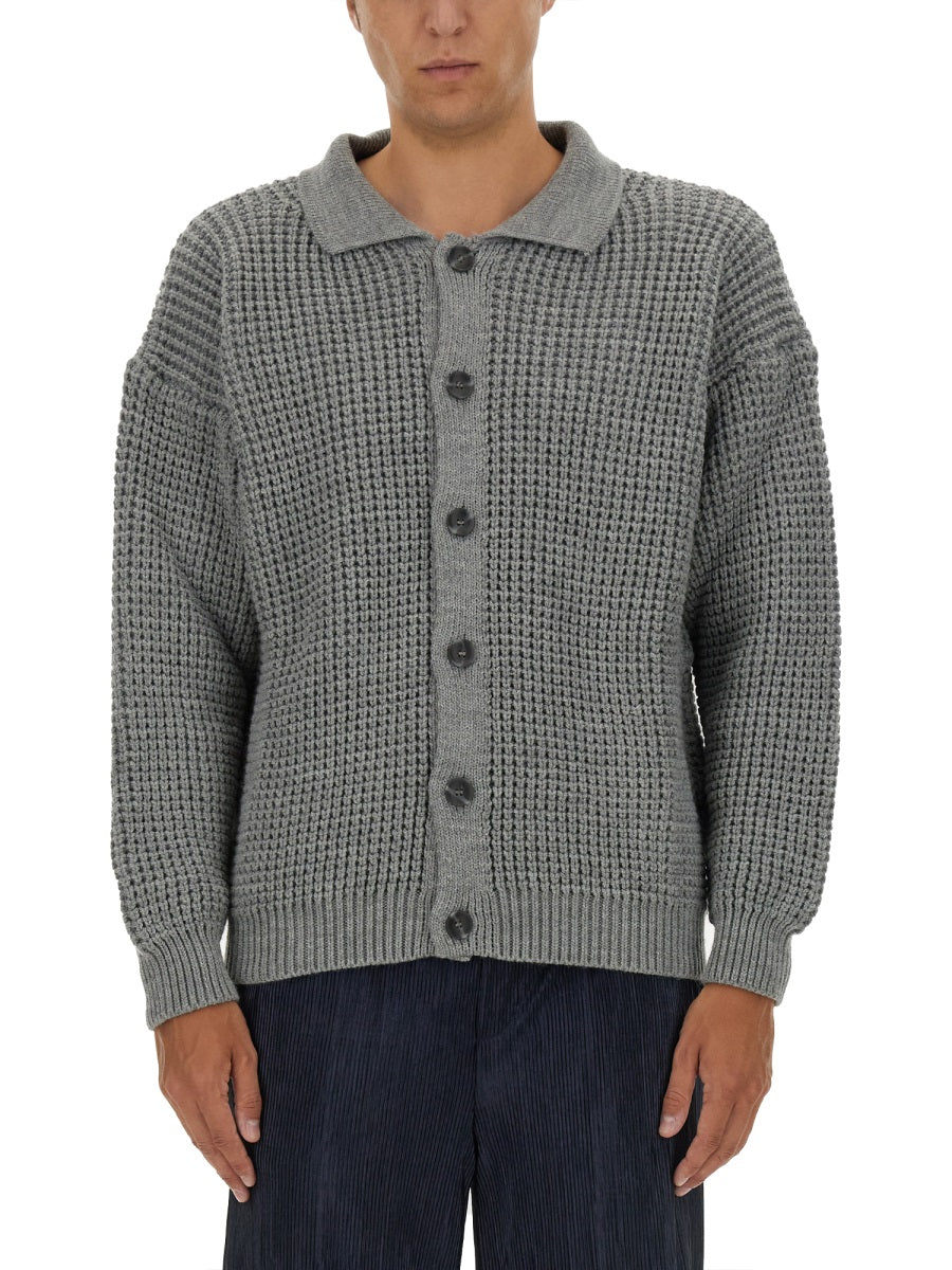 Family First Wool-Blend Cardigan — Grey by Family First