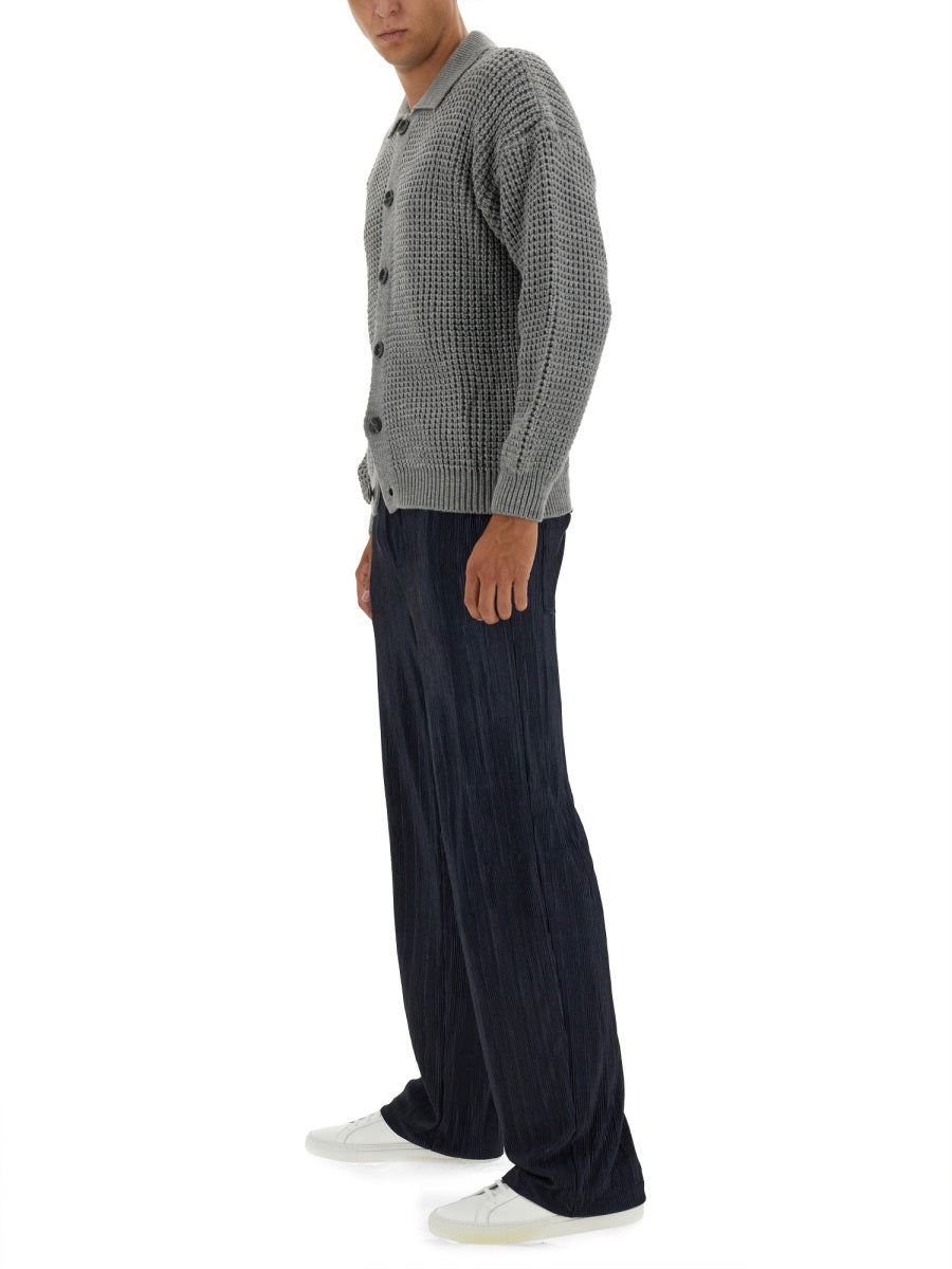 Family First Wool-Blend Cardigan — Grey, view 2