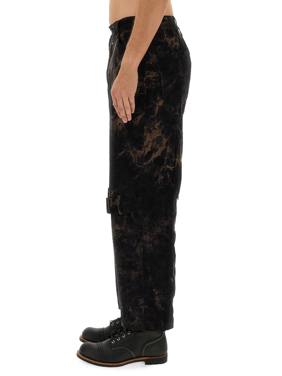 Aie Ribbed Cotton Trousers — Black, view 2