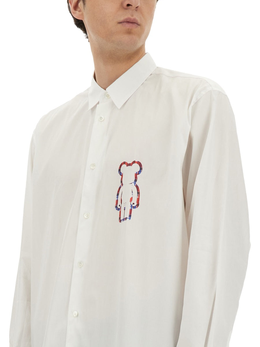 Comme Des GarçOns Shirt Cotton Poplin Shirt — White, view 2