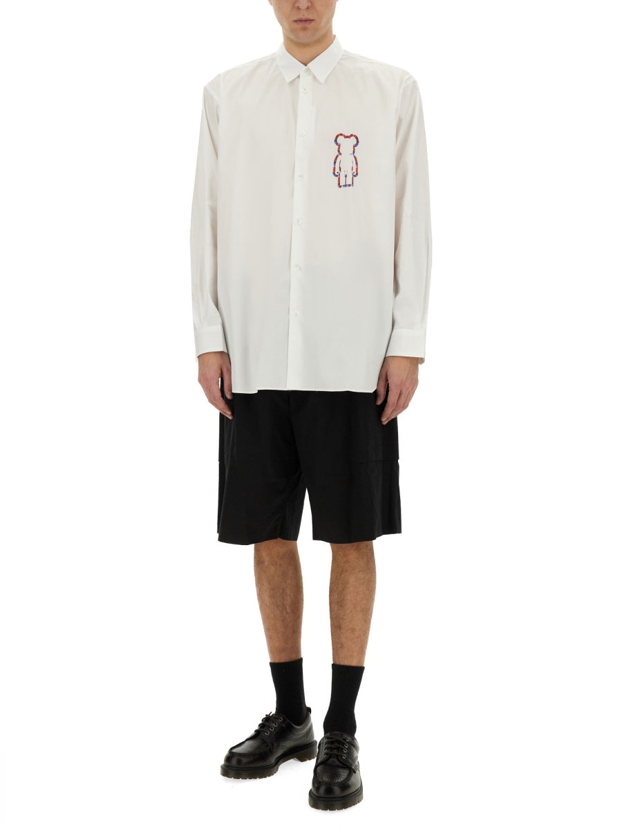 Comme Des GarçOns Shirt Cotton Poplin Shirt — White, view 4