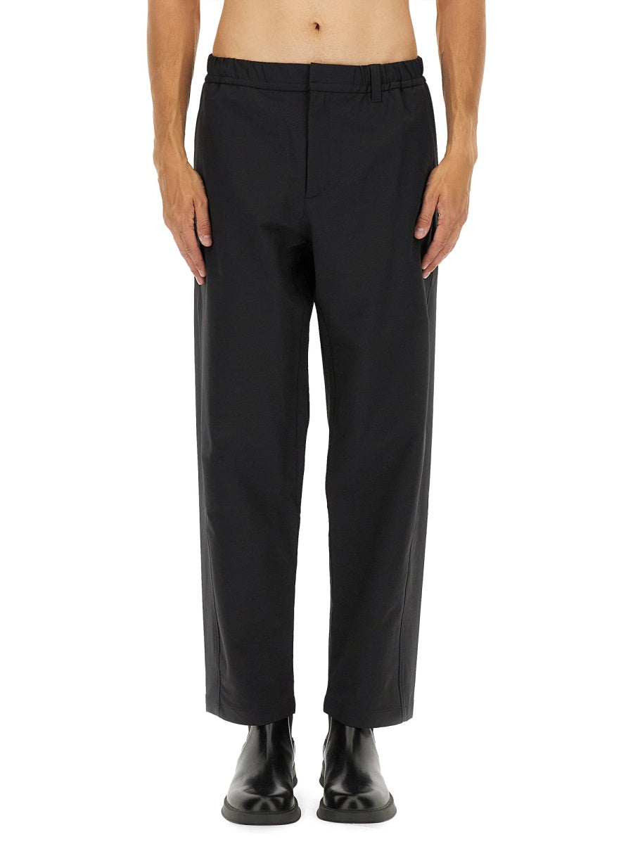 Laminar Polyamide Blend Trousers — Black, view 2