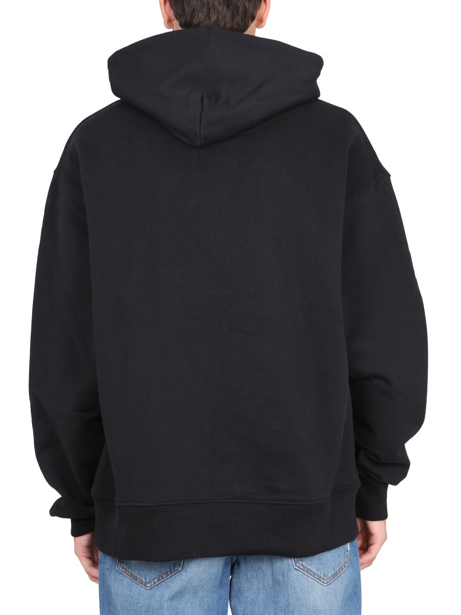 Department 5 Drawstring Hood Sweatshirt — Black, view 2