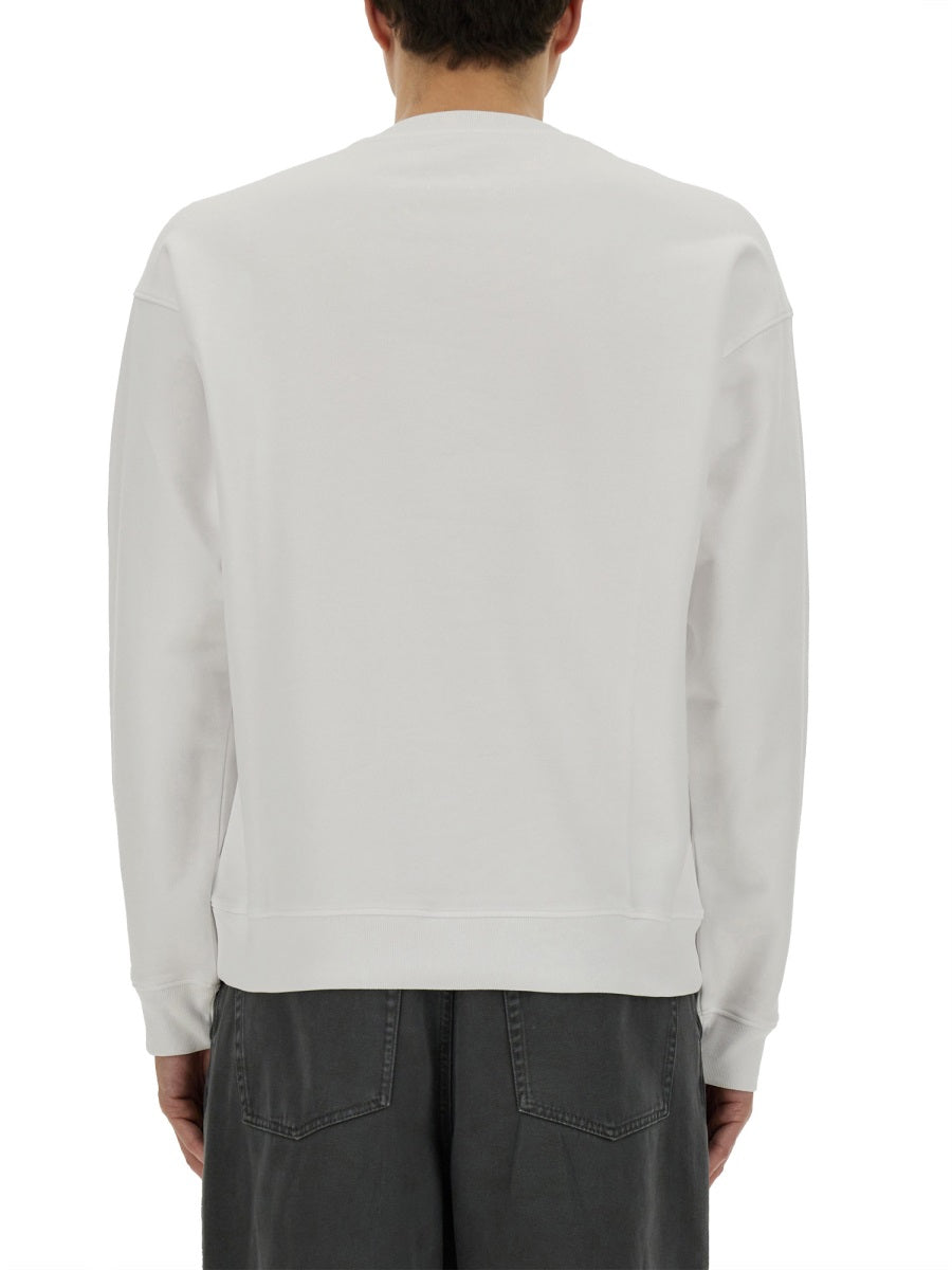 Moschino Cotton Sweatshirt — White by Moschino